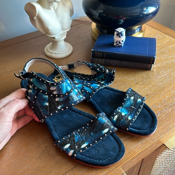 House of Harlow 1960 Shoes - House of Harlow 1960 blue sandals size 38.5